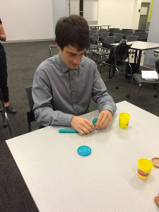 Play Doh exercise