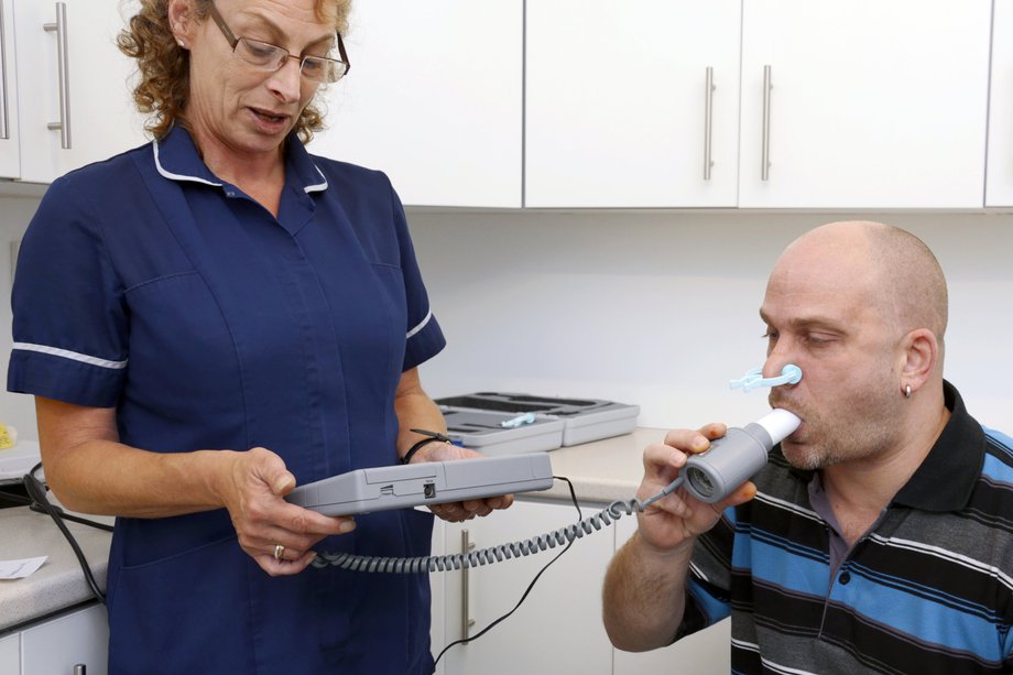 Spirometry done after meds