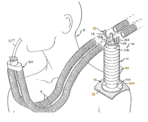 Figure 1 from the patent application, depicting potential design outlook of proposed device